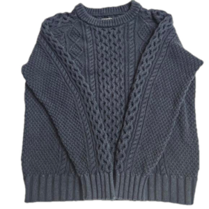 L.L. Bean Signature Grayish Blue Crewneck Sweater